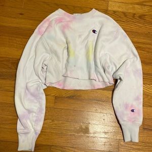 Cropped champion reverse weave crew